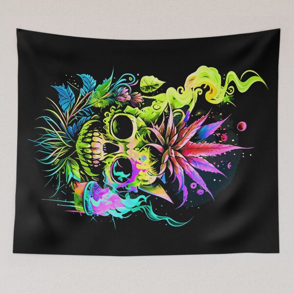 Item preview, Trippy Cat Skull Pineapple Alchemist designed and sold by MindWave THC.