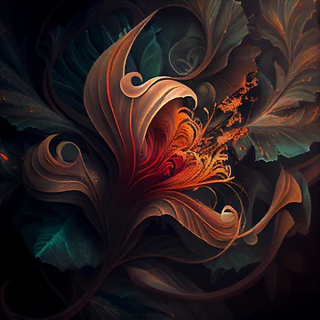 Vorschaubild zum Design Turbulent Textured Exotica Digital Painting von CodeAndColors