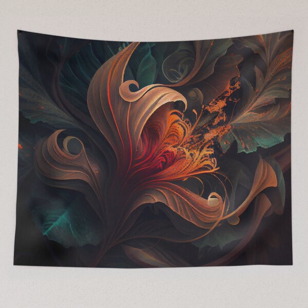 Item preview, Turbulent Textured Exotica Digital Painting designed and sold by CodeAndColors.