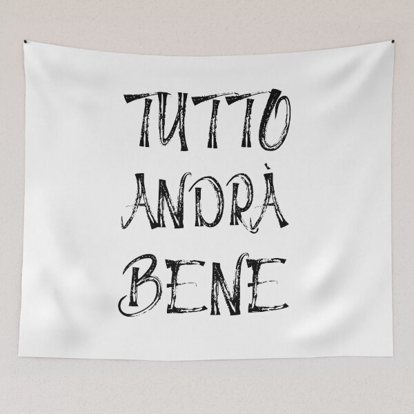 Item preview, Tutto Bene - Minimalist Wall Art - Funny Poster Quotes Home Picture designed and sold by Jawoahl.