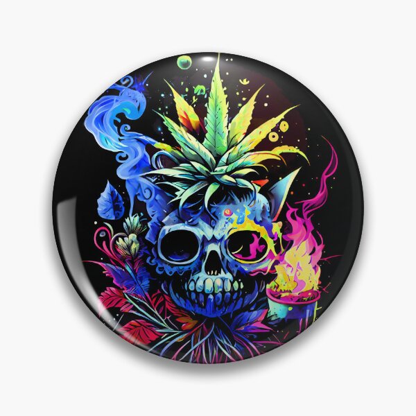 Item preview, Trippy Cat Skull Pineapple Alchemist designed and sold by MindWave THC.