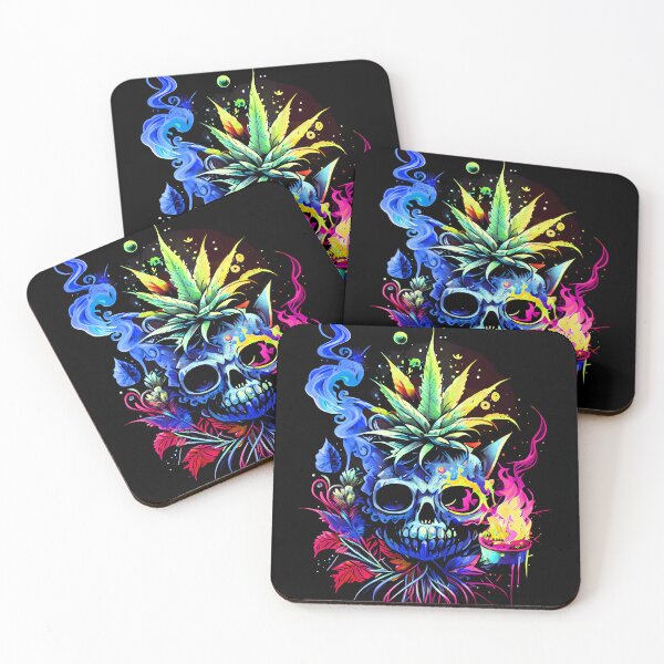 Item preview, Trippy Cat Skull Pineapple Alchemist designed and sold by MindWave THC.