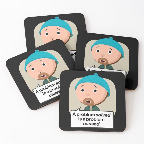 Item preview, Karl Quote - A problem solved is a problem caused Active  designed and sold by PilkoIndustries.