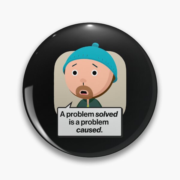 Item preview, Karl Quote - A problem solved is a problem caused Active  designed and sold by PilkoIndustries.