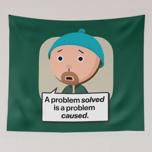 Item preview, Karl Quote - A problem solved is a problem caused Active  designed and sold by PilkoIndustries.