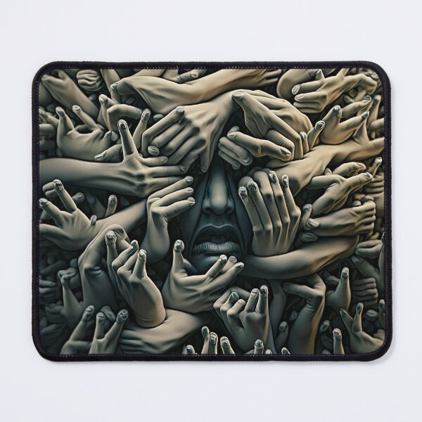 Item preview, Shopping Warrior's - From the 1000 Hands Collection - Suffocation designed and sold by ShoppingWarrior.