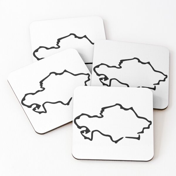 Item preview, Kazakhstan (Qazaqstan Қазақстан) Minimalistic Country Outline designed and sold by Natamus.