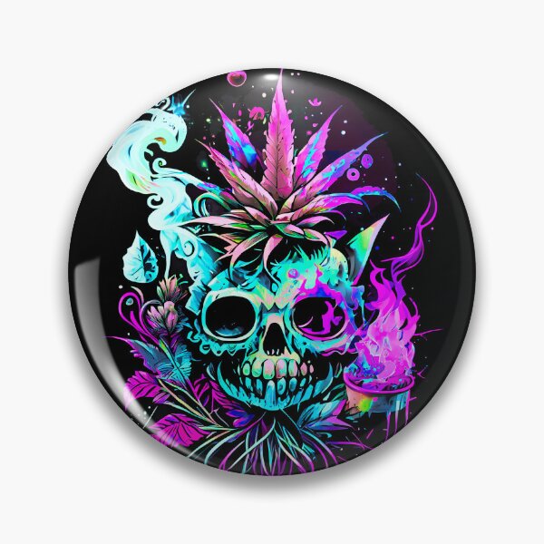 Item preview, Trippy Cat Skull Pineapple Alchemist designed and sold by MindWave THC.