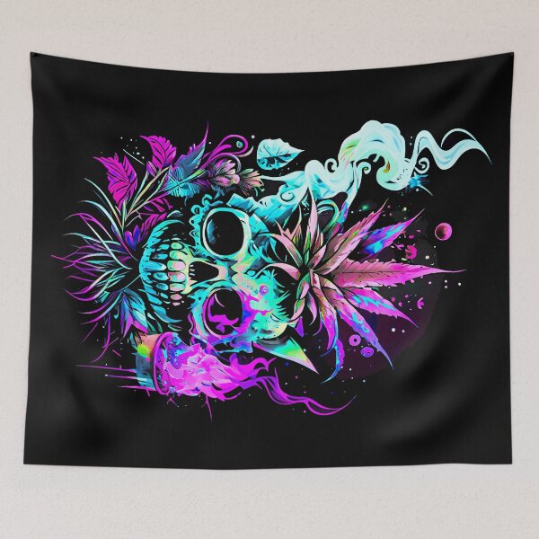 Item preview, Trippy Cat Skull Pineapple Alchemist designed and sold by MindWave THC.