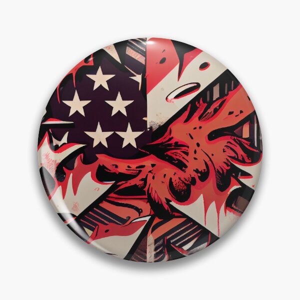 Item preview, Aggressive Country Pattern Digital Painting designed and sold by CodeAndColors.