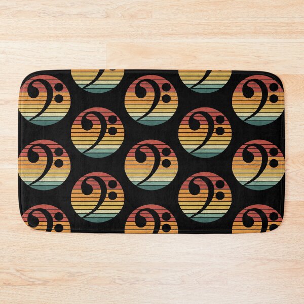 Item preview, Bass Lover - Vintage Sunset Bass Clef - Bassist designed and sold by Dapperly Tees.