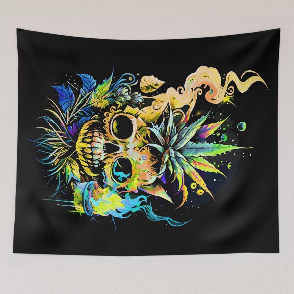 Item preview, Trippy Cat Skull Pineapple Alchemist designed and sold by MindWave THC.
