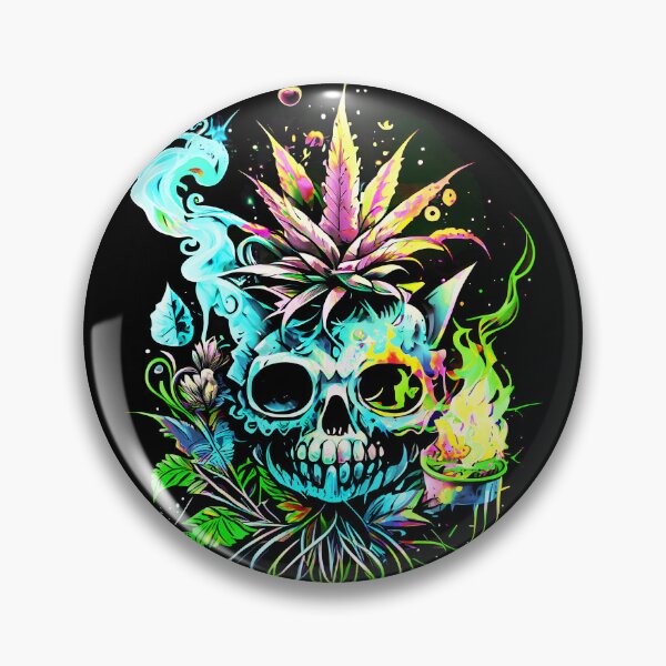 Item preview, Trippy Cat Skull Pineapple Alchemist designed and sold by MindWave THC.