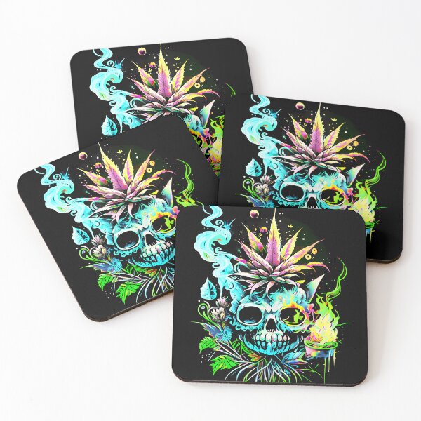 Item preview, Trippy Cat Skull Pineapple Alchemist designed and sold by MindWave THC.