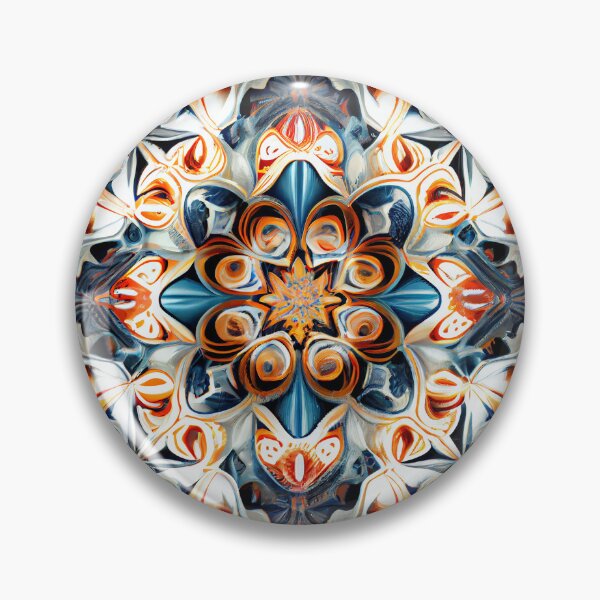 Item preview, Kaleidoscopic Jostling Digital Painting designed and sold by CodeAndColors.