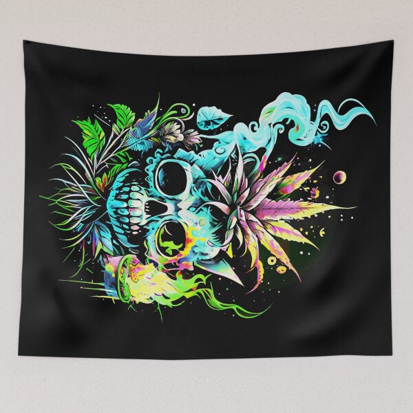 Item preview, Trippy Cat Skull Pineapple Alchemist designed and sold by MindWave THC.