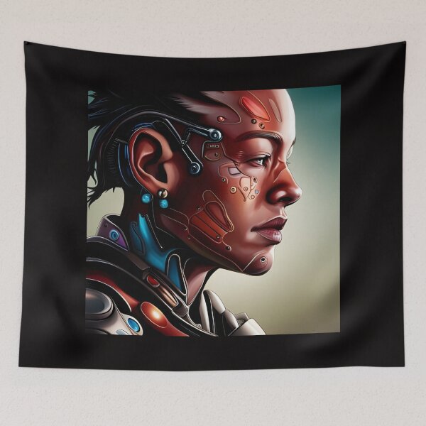 Aperçu de l'œuvre Portrait Cyborg créée et vendue par pat227jc.