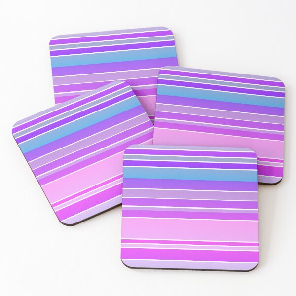 Item preview, lavender tones and white stripes |  Lavender hues white striped designed and sold by lausn.