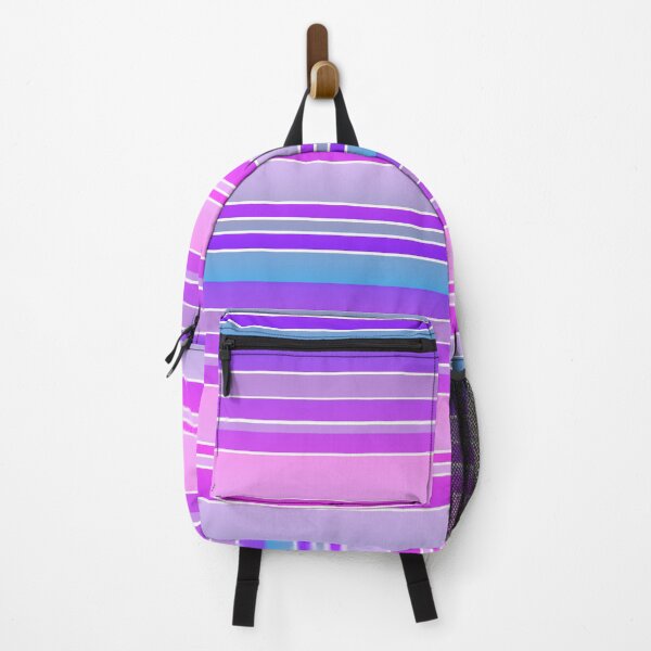 Item preview, lavender tones and white stripes | Lavender hues white striped designed and sold by lausn.