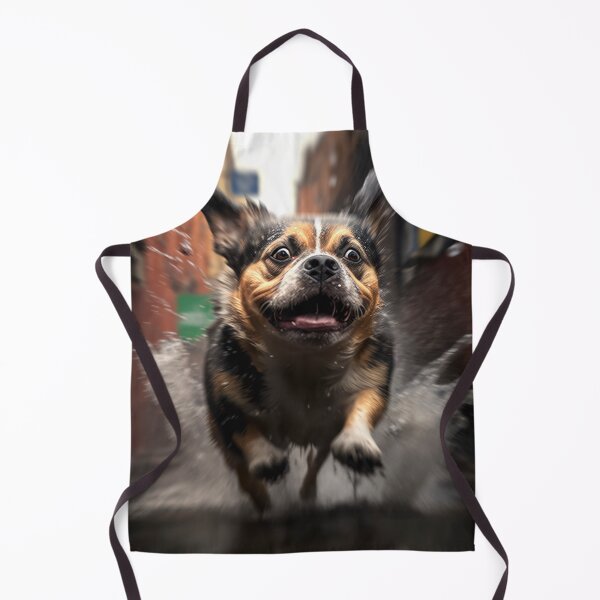 Item preview, Dog splashing through water designed and sold by Very Peculiar.