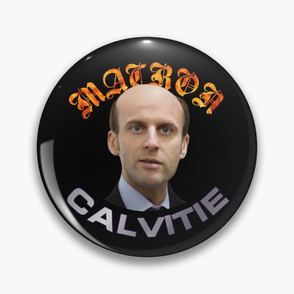 Item preview, Macron Baldness designed and sold by Shitpost-Malone.