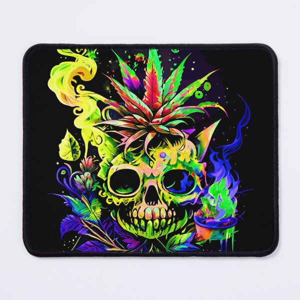 Item preview, Trippy Cat Skull Pineapple Alchemist designed and sold by MindWave THC.