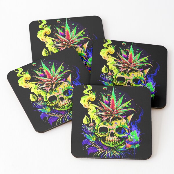 Item preview, Trippy Cat Skull Pineapple Alchemist designed and sold by MindWave THC.