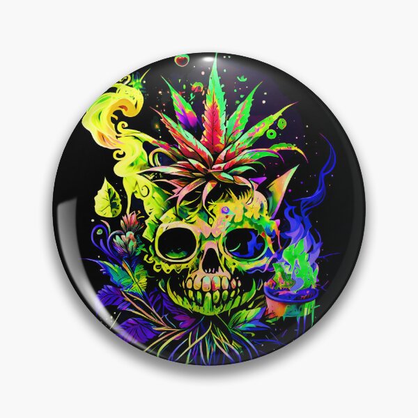 Item preview, Trippy Cat Skull Pineapple Alchemist designed and sold by MindWave THC.