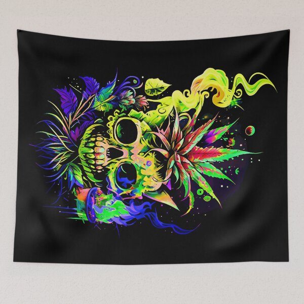 Item preview, Trippy Cat Skull Pineapple Alchemist designed and sold by MindWave THC.