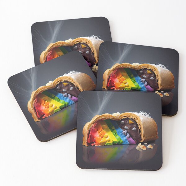 Item preview, Rainbow Strudel Day Digital Painting designed and sold by CodeAndColors.