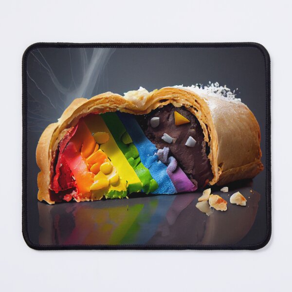 Item preview, Rainbow Strudel Day Digital Painting designed and sold by CodeAndColors.