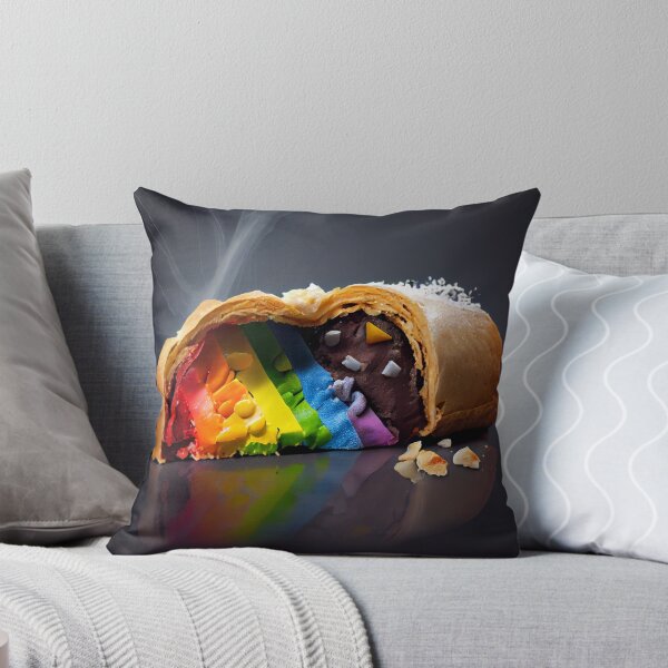 Item preview, Rainbow Strudel Day Digital Painting designed and sold by CodeAndColors.