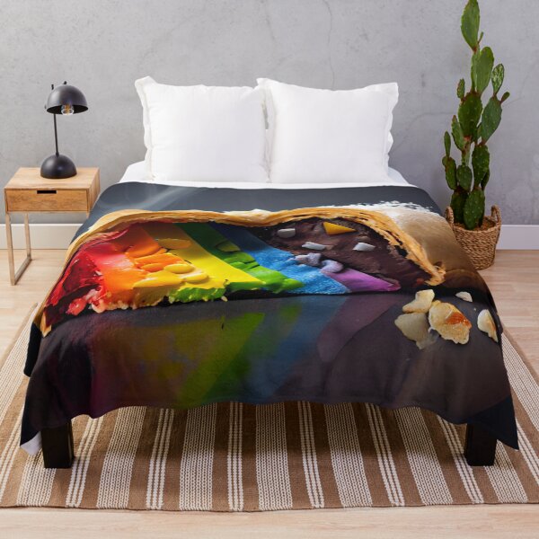 Item preview, Rainbow Strudel Day Digital Painting designed and sold by CodeAndColors.