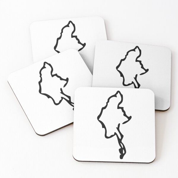 Item preview, Myanmar (Burma မြန်မာ) Minimalistic Country Outline designed and sold by Natamus.