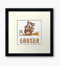 Easter Owl Framed Print