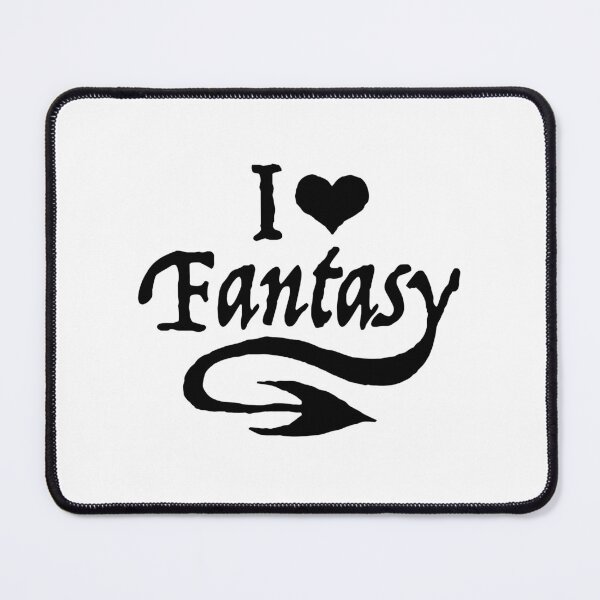 Item preview, I love Fantasy, round white slogan designed and sold by ArtPau.