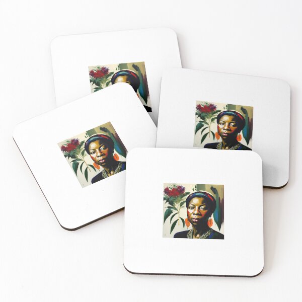 Item preview, Floral Nina Simone  designed and sold by SriGem.