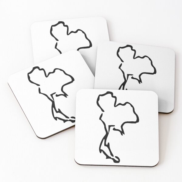 Item preview, Thailand (ประเทศไทย) Minimalistic Country Outline designed and sold by Natamus.