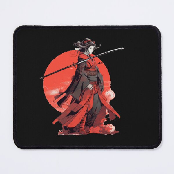 Item preview, 90s Anime-Style Female Samurai Warrior designed and sold by CRAZY&ART.