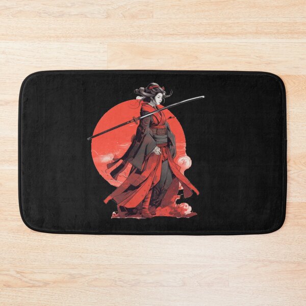 Item preview, 90s Anime-Style Female Samurai Warrior designed and sold by CRAZY&ART.