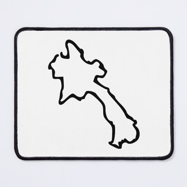 Item preview, Laos (Lao ປະເທດລາວ) Minimalistic Country Outline designed and sold by Natamus.