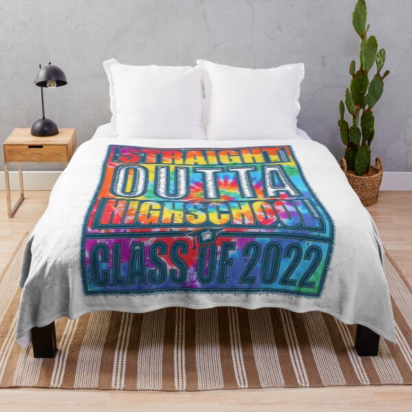 Item preview, Tie Dye STRAIGHT OUTTA HIGH SCHOOL Class Of 2022 Graduation designed and sold by xawonep9.