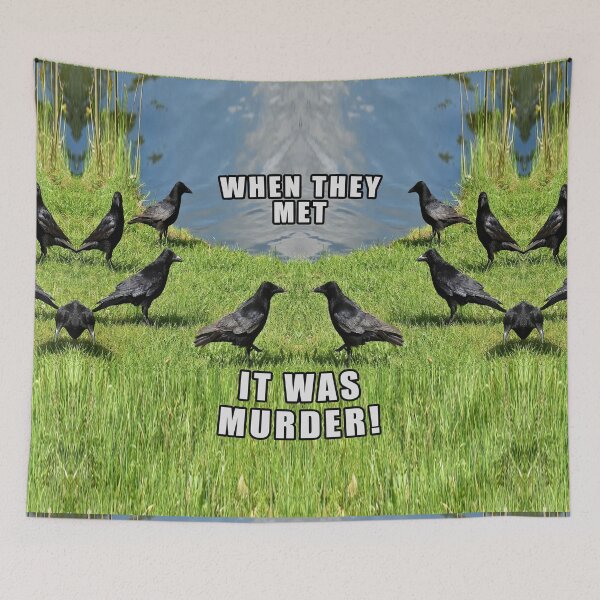 Item preview, When They Met It Was Murder! designed and sold by Fanarchist.