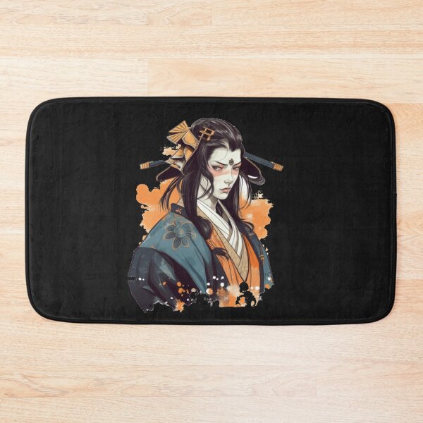 Item preview, 90s Anime-Style Female Samurai Warrior designed and sold by CRAZY&ART.