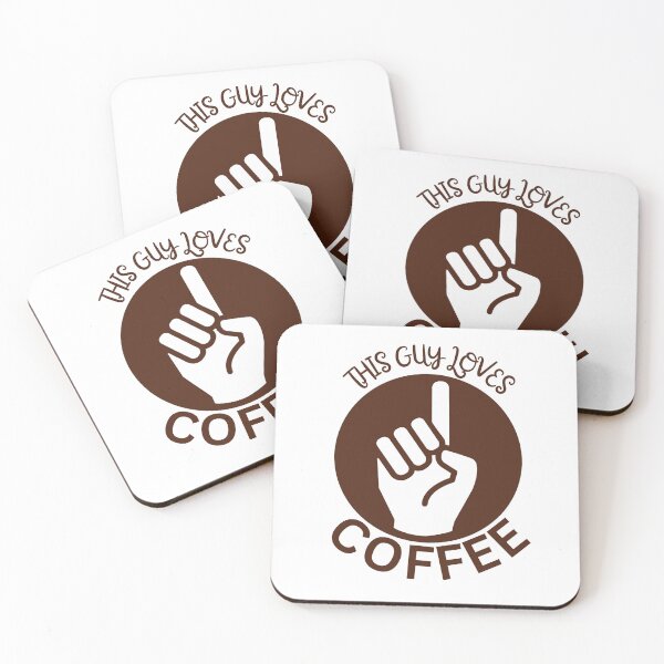 Item preview, This Guy Loves Coffee designed and sold by JockArts.
