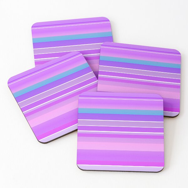 Item preview, Lilac tones stripes |  Lilac hues horizontal striped designed and sold by lausn.