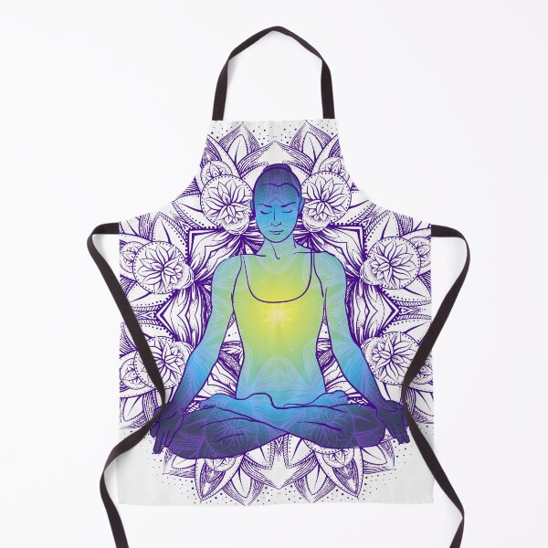 Item preview, beautiful woman doing yoga meditation designed and sold by Olga Berlet.