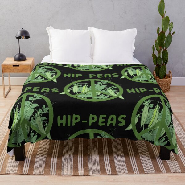 Item preview, Hippie peas funny pea garden saying gift designed and sold by BrooksReichel.