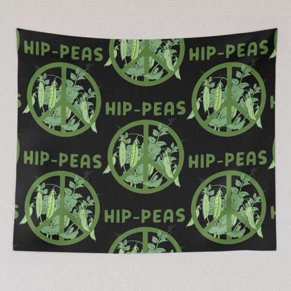 Item preview, Hippie peas funny pea garden saying gift designed and sold by BrooksReichel.