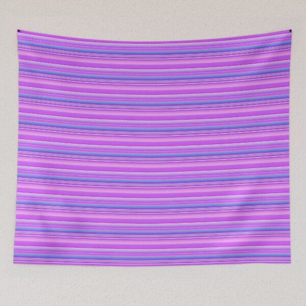 Item preview, Bright lilac tones stripes |  Vibrant lilac hues white striped designed and sold by lausn.